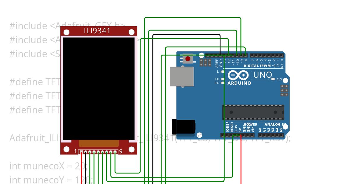 TFT LCD Semaforo Movimiento OK Copy simulation