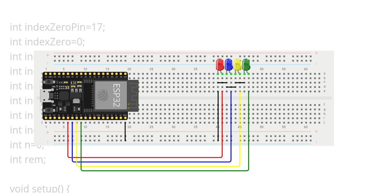 bInary_counter_esp32 simulation