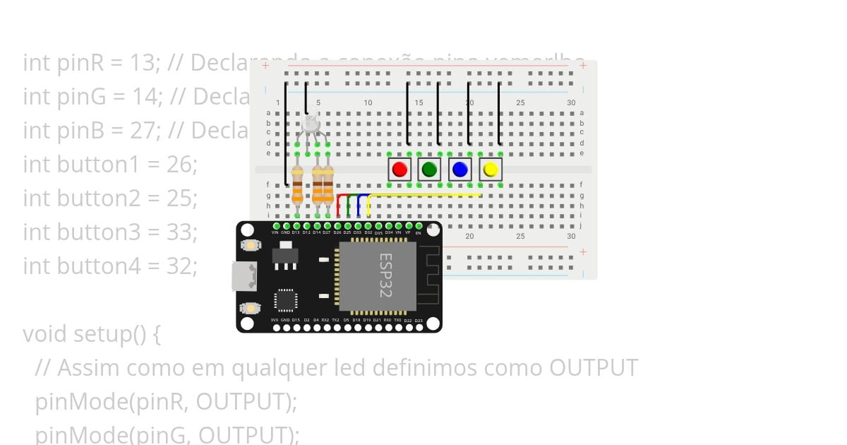 14_LED_RGB_Button simulation