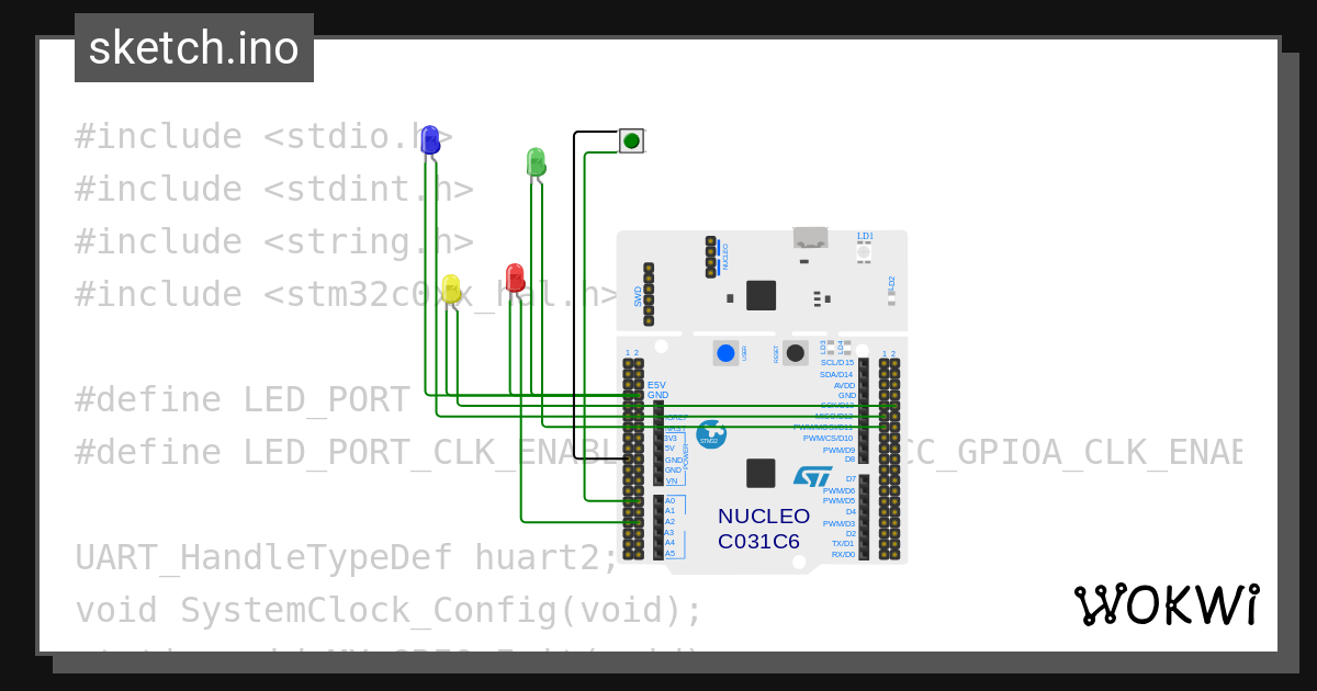 Wokwi online esp32 stm32 arduino simulator