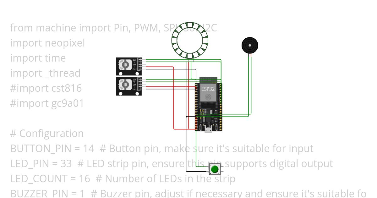 spi:neopixel ring simulation