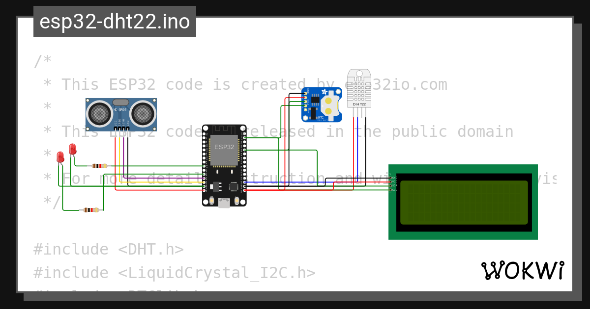Wokwi - Online ESP32, STM32, Arduino Simulator