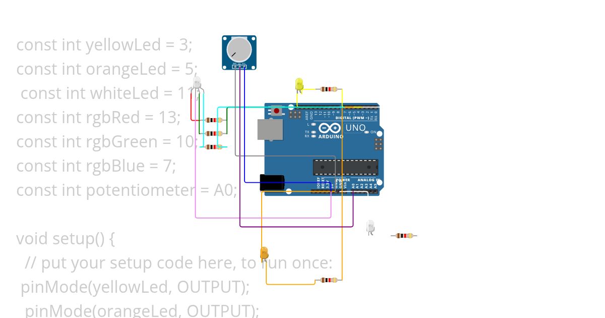 IOT LED traffic light Copy simulation