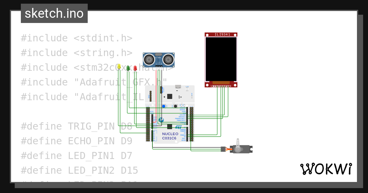 Wokwi online esp32 stm32 arduino simulator
