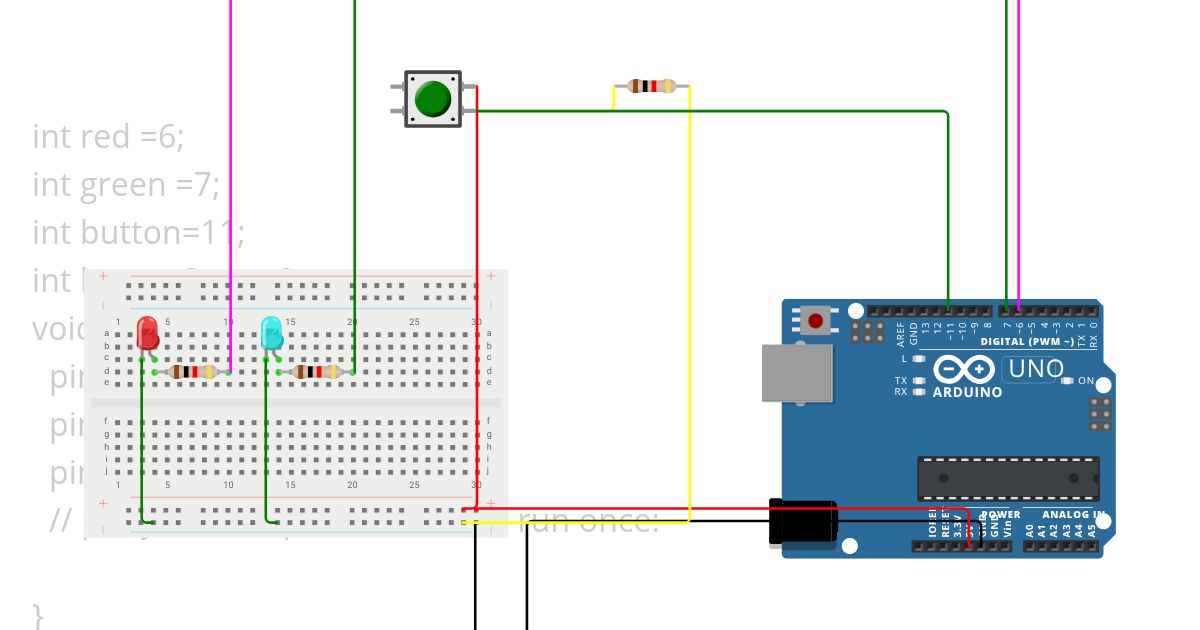 PUSH BUTTON simulation