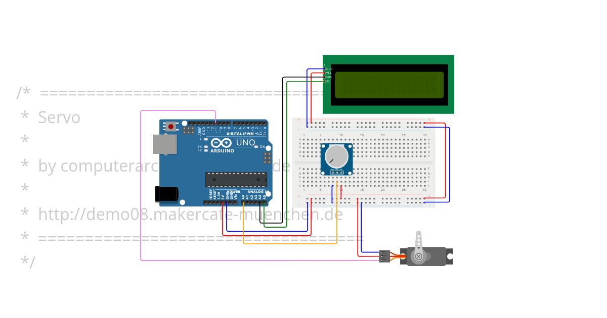 08 Servo [Arduino UNO] simulation
