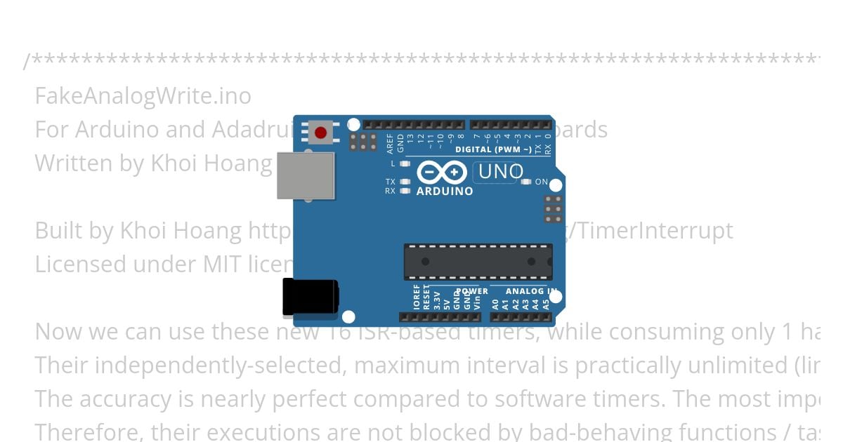  FakeAnalogWrite simulation