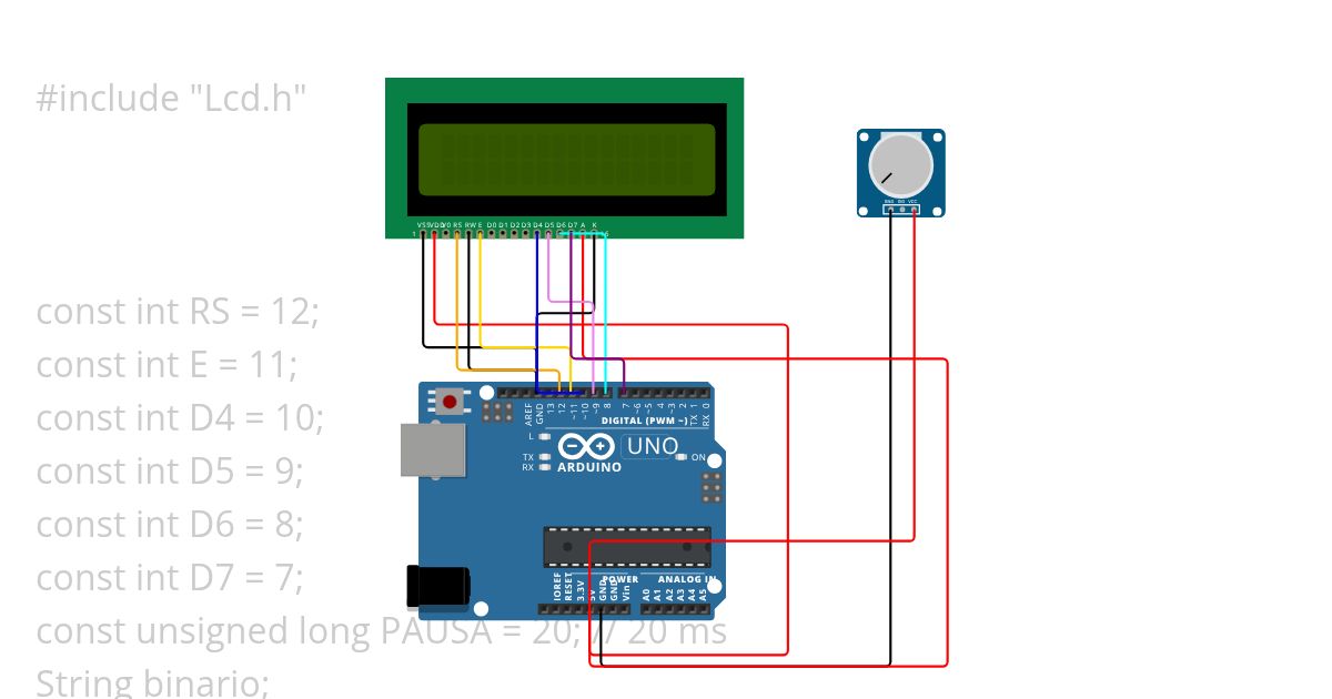 LCD simulation