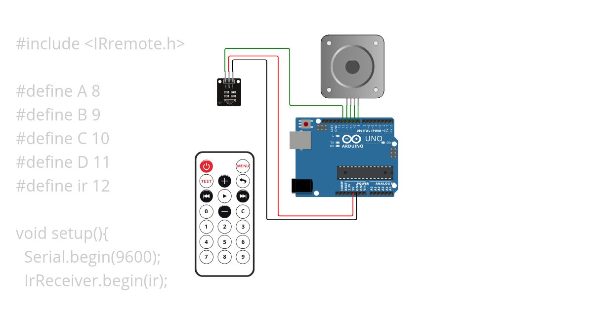 stepper with irc simulation