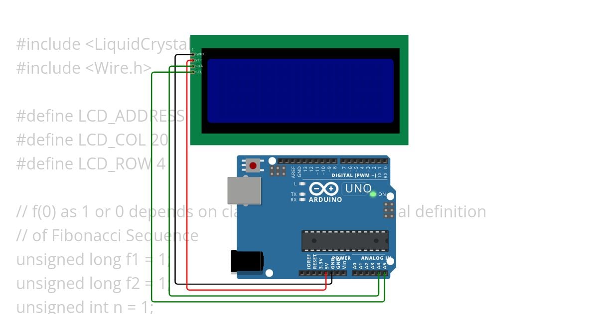 lcd_i2c_fibonacci simulation