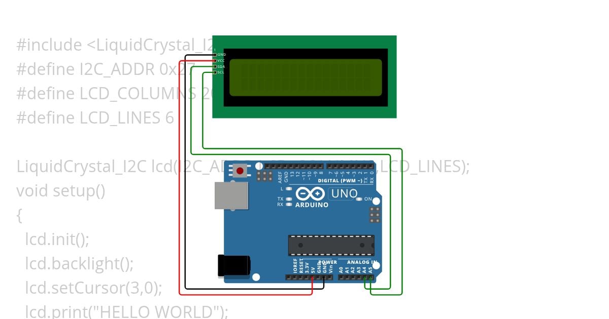 LCD simulation