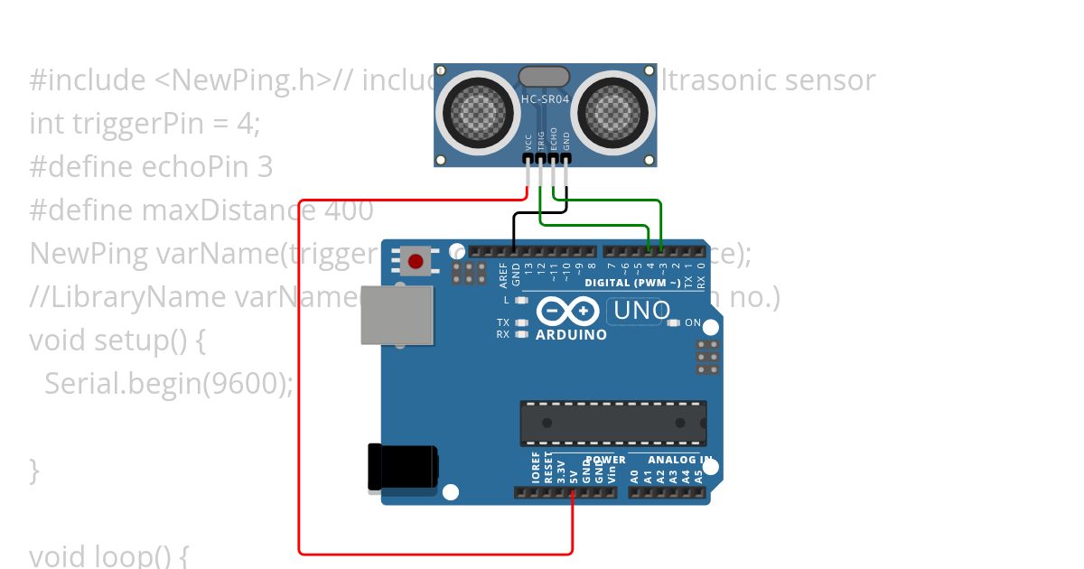 ultrasonic sensor simulation