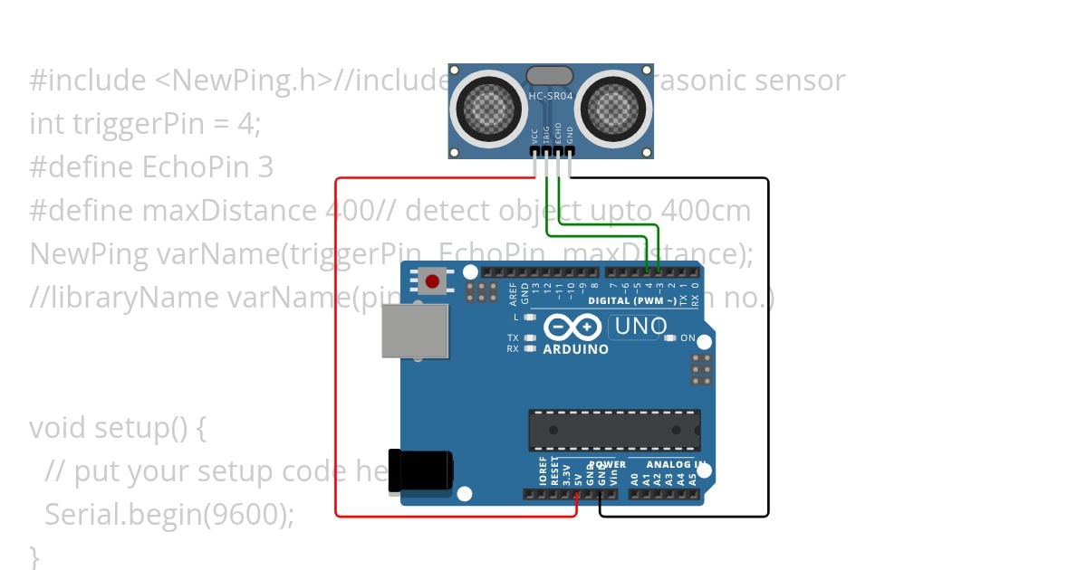 ultrasonic sensor simulation