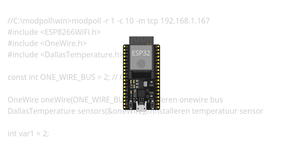 modbus esp32 fixed ip simulation