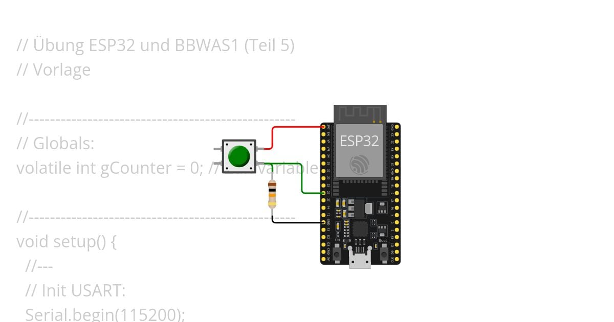 ESP32_Interrupt_Vorlage simulation