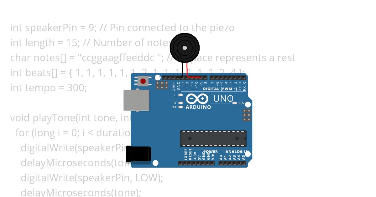 ArduinoMelody simulation