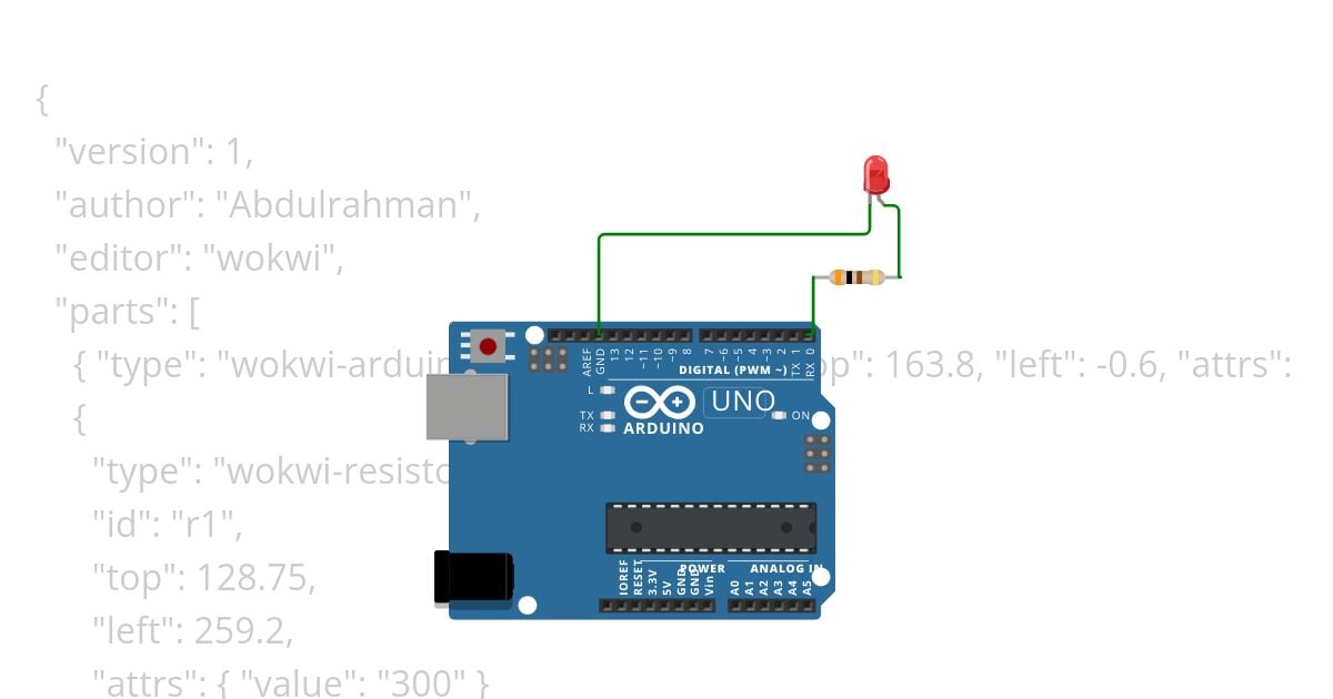 Arduino Blinking_led simulation