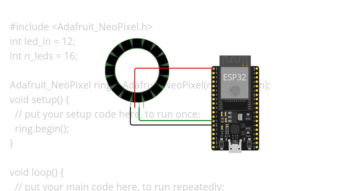 neoPixel simulation