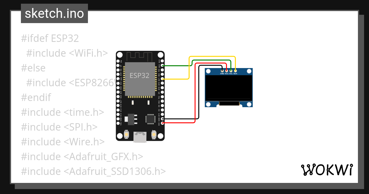 ESP32 OLED Char&Rect Copy (3) - Wokwi ESP32, STM32, Arduino Simulator