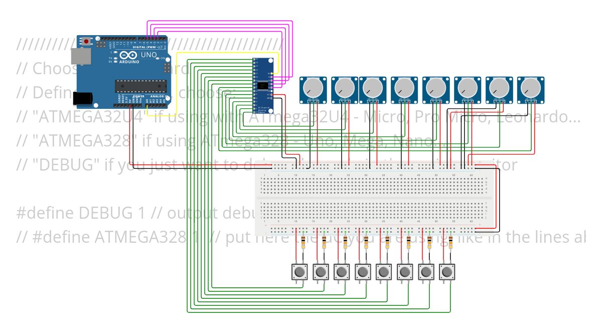 MIDI Controller - Custom simulation