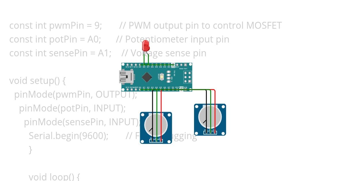 Automatic Pmw voltage controller  simulation