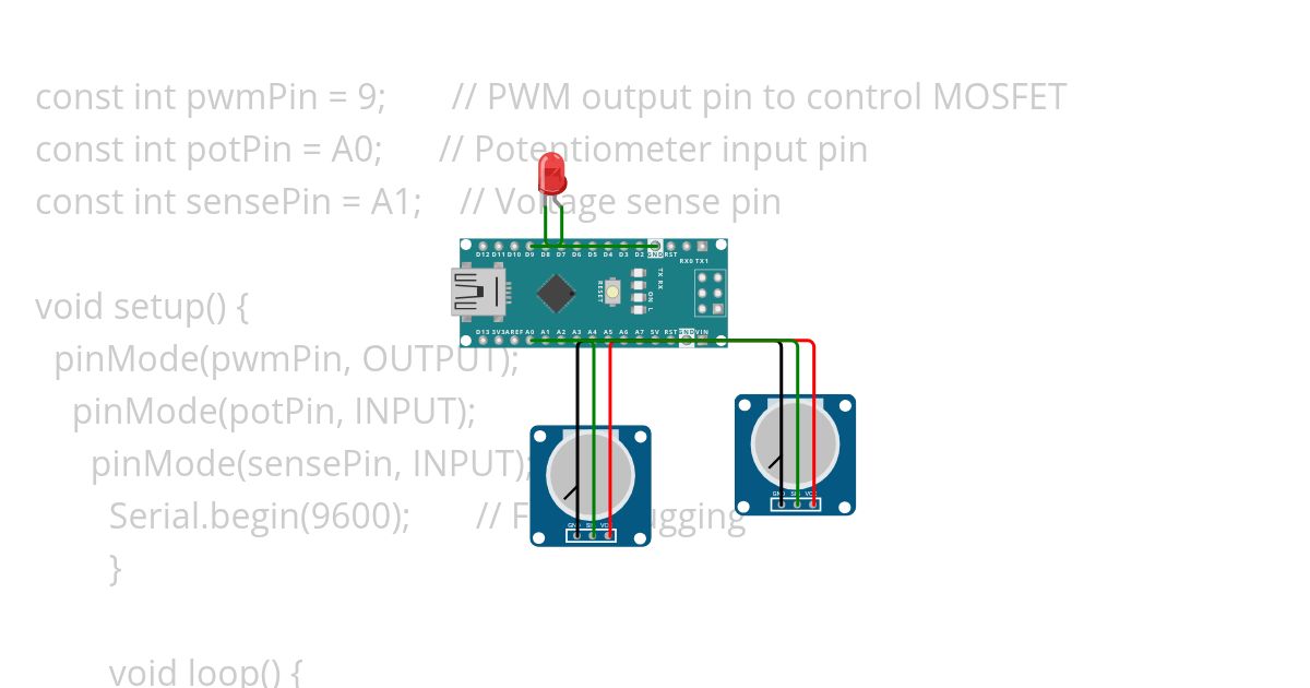 Automatic Pmw voltage controller  Copy with pmw graphic  simulation