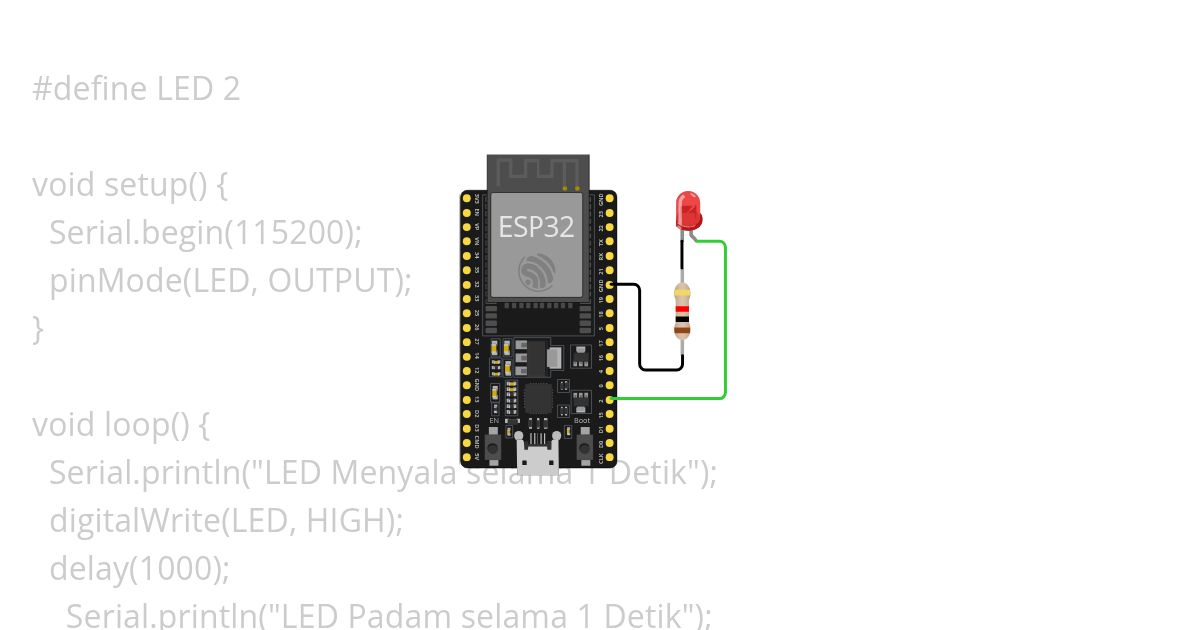 Blink (Simple Project) simulation