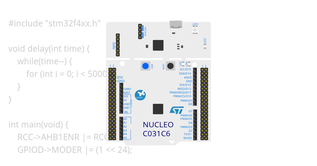 led blink simulation