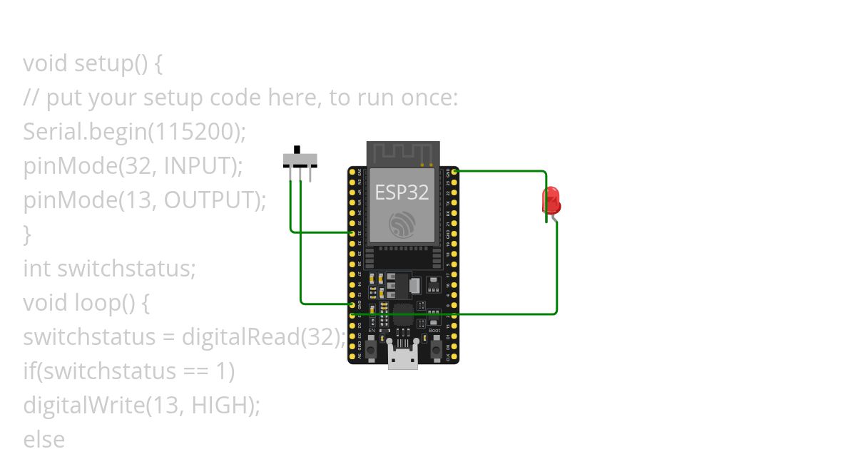 switch led simulation