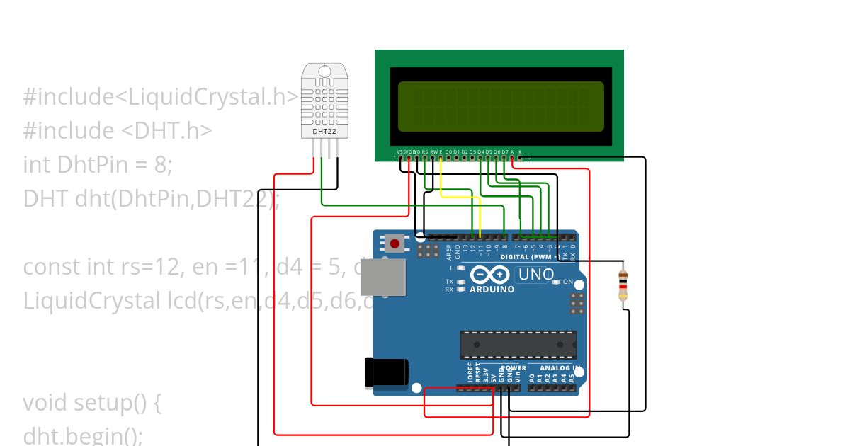 lcd_and_dht simulation