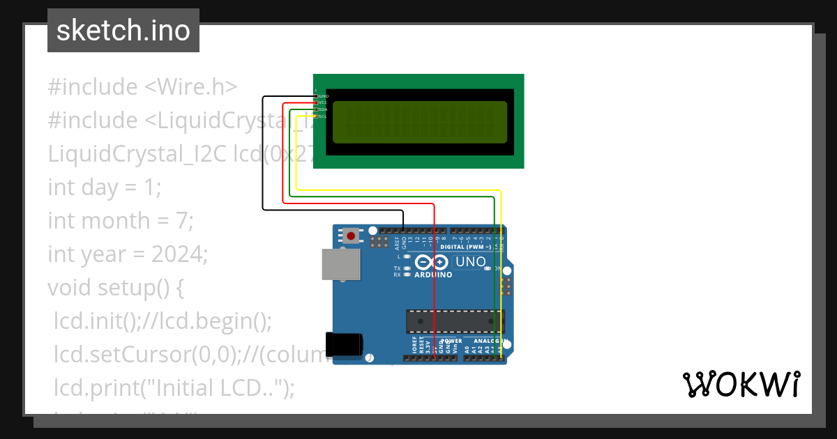 arduino i2c - Wokwi ESP32, STM32, Arduino Simulator