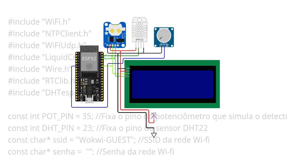 Teste SIMC - DHT22 + RTC simulation