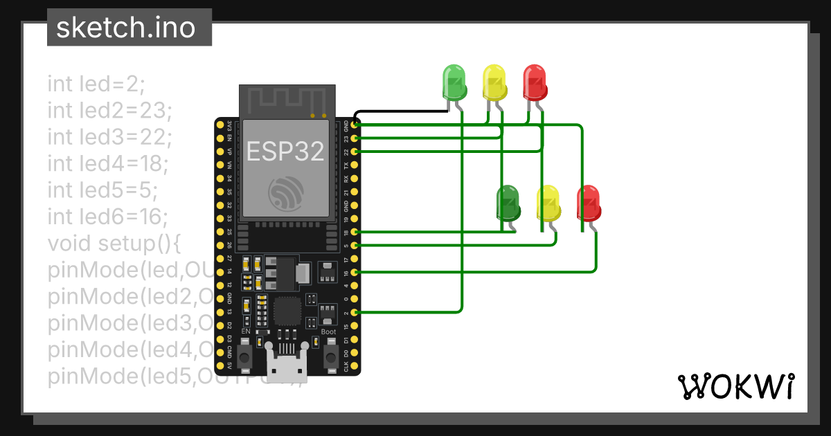 Wokwi - Online ESP32, STM32, Arduino Simulator