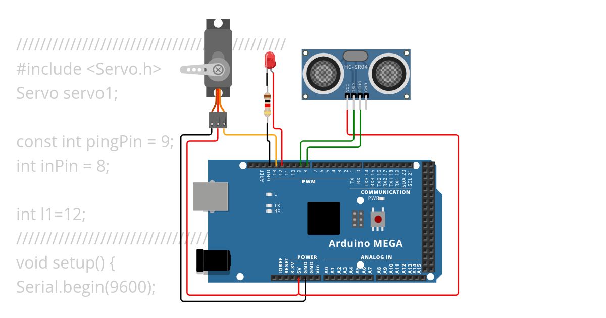 (MC) ถังขยะอัตโนมัติ SE2/1 No43 | HC control Servo [2-7-67] simulation