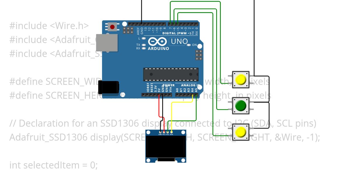 Smart Trolley Display simulation