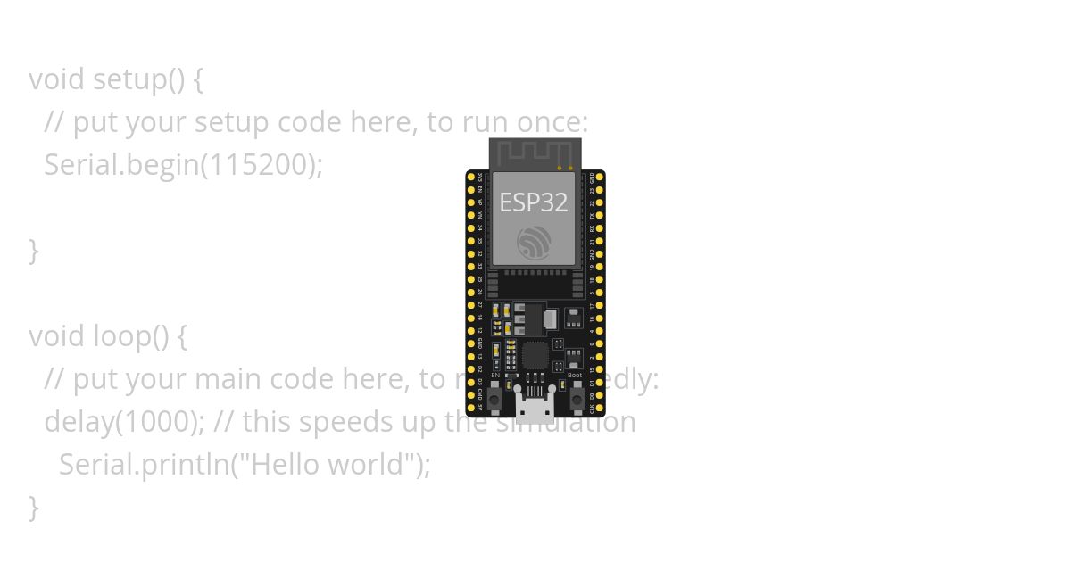 hello world simulation