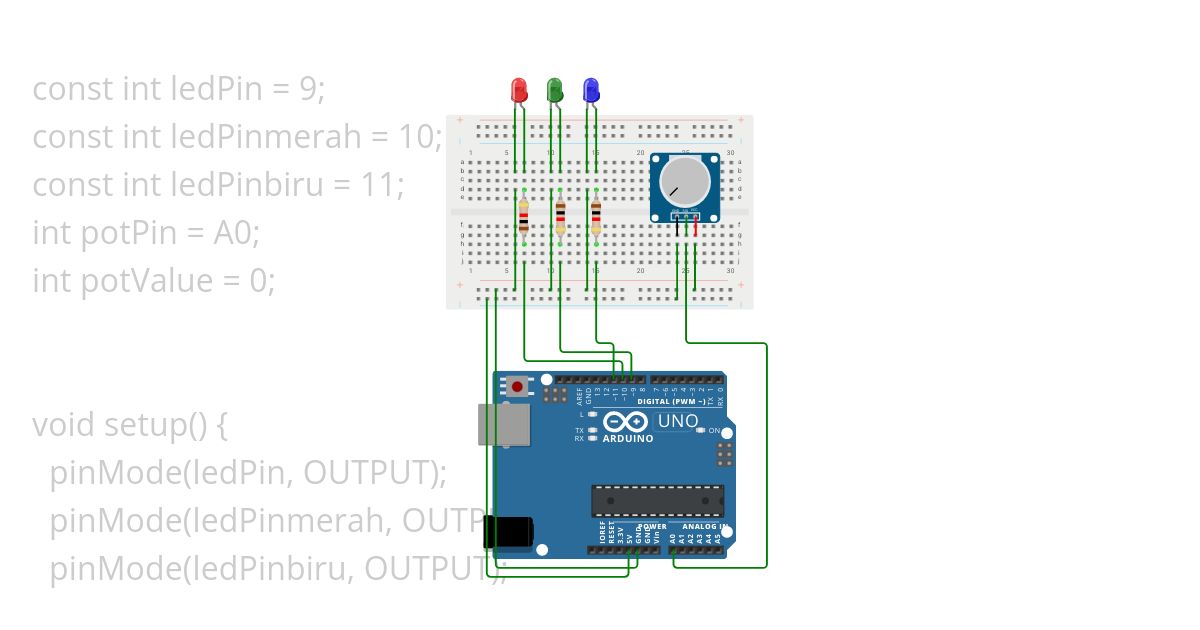 potentiometer simulation