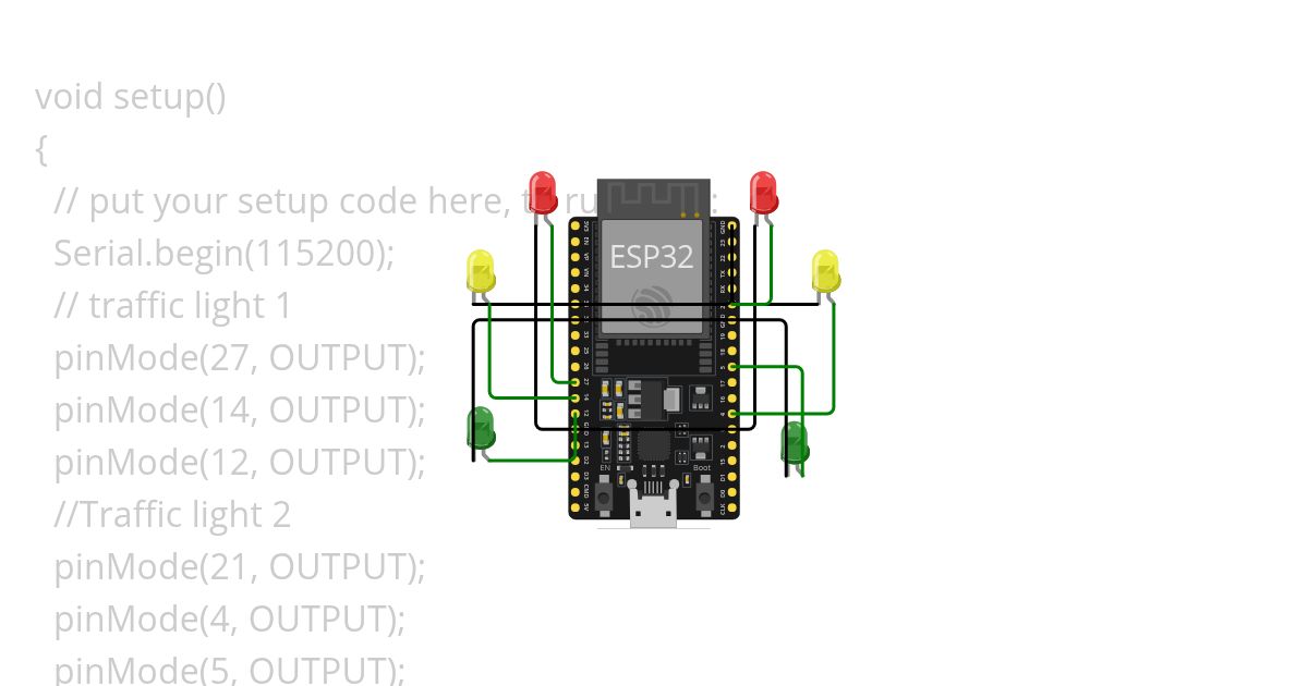 Traffic light simulation 2 series simulation