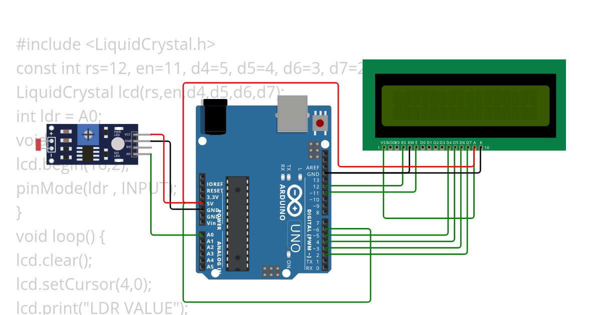 lcd_ldr simulation