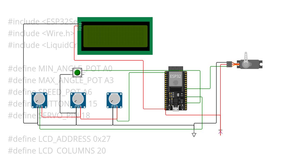 ESP 32 Servo Traverse simulation