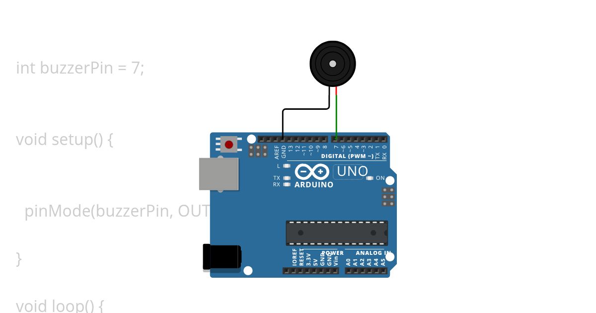 buzzer.ino simulation