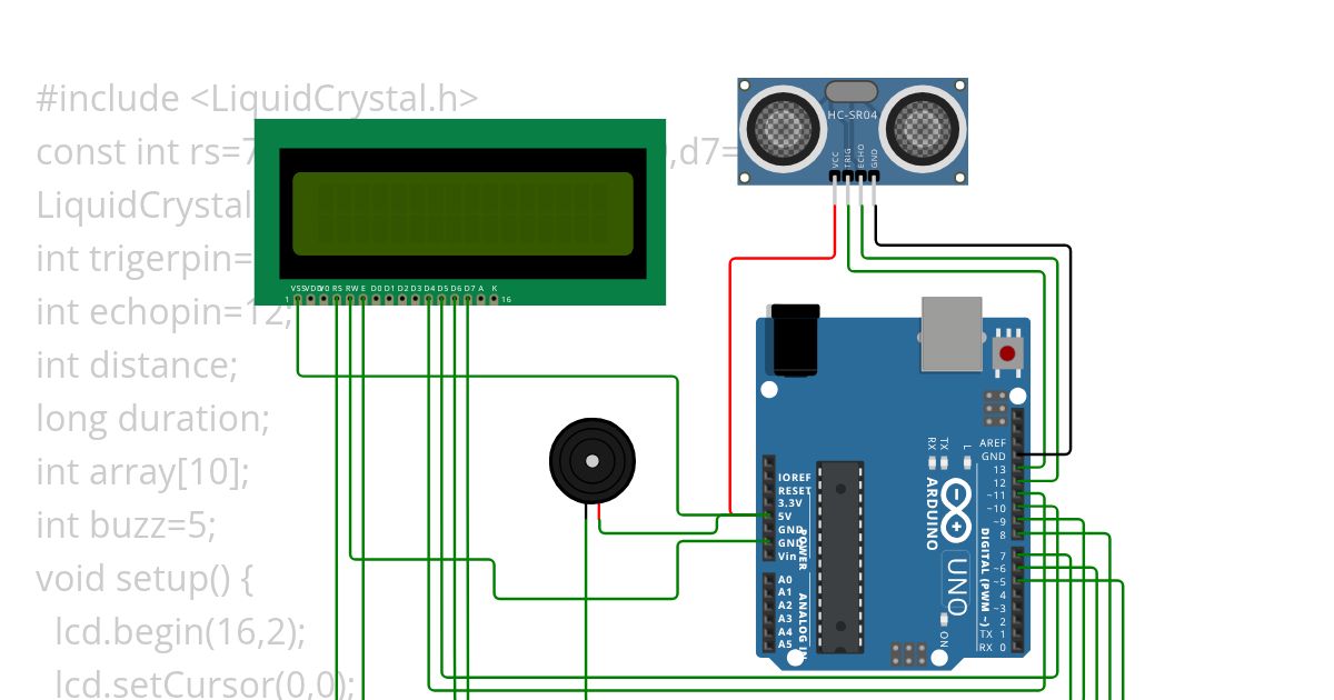 distance measurment simulation