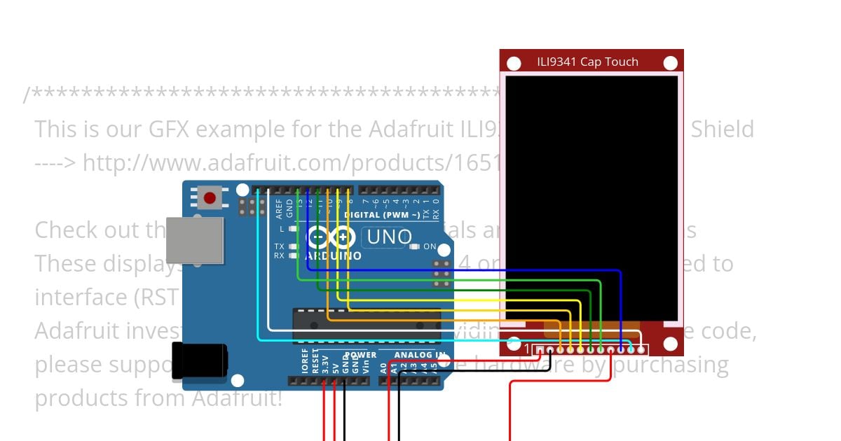 ILI9341 Cap Touch Example Copy (3) simulation