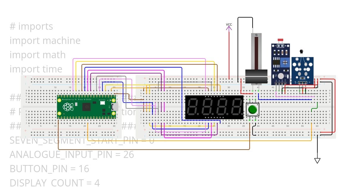 Embedded Voltmeter Project  simulation