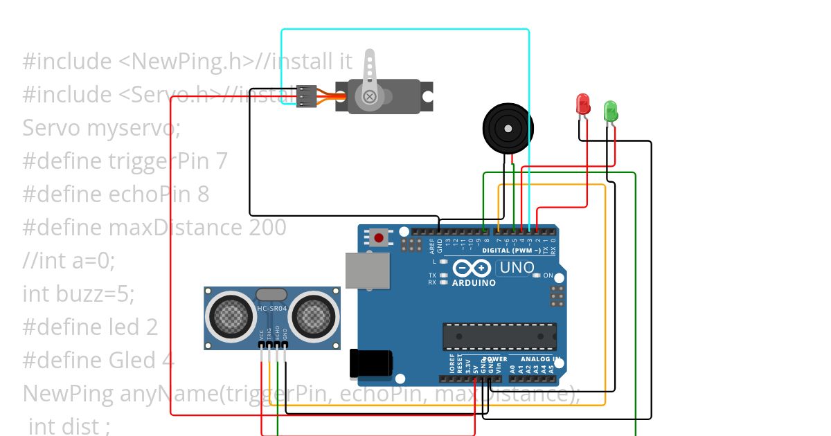 Ultrasonic_Servo_Parking Gate Copy (2) simulation