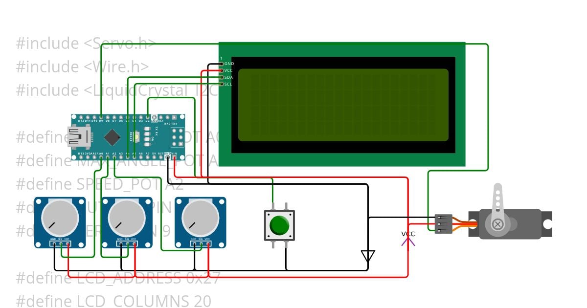 Servo Traverse LCD V2 simulation