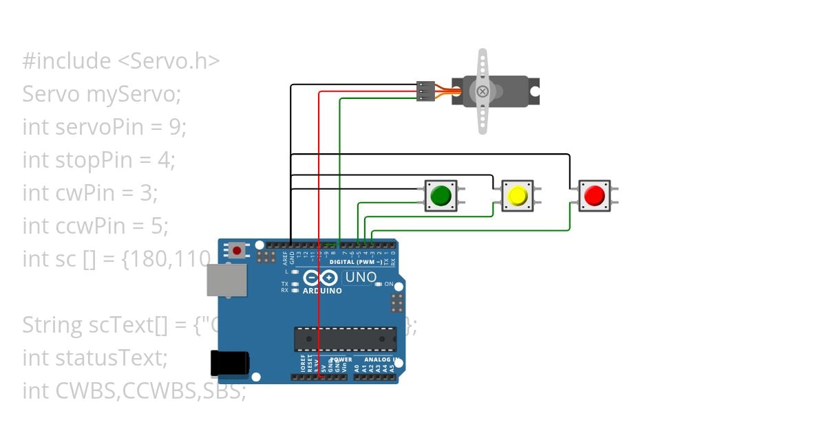 servo Copy simulation