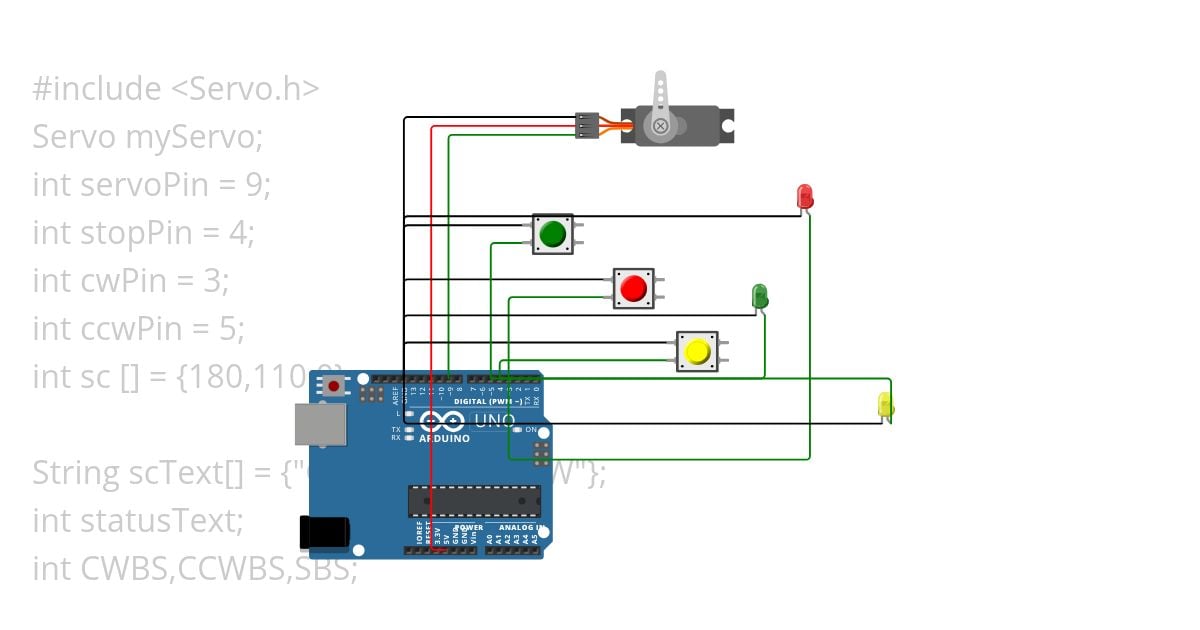 servo Copy simulation