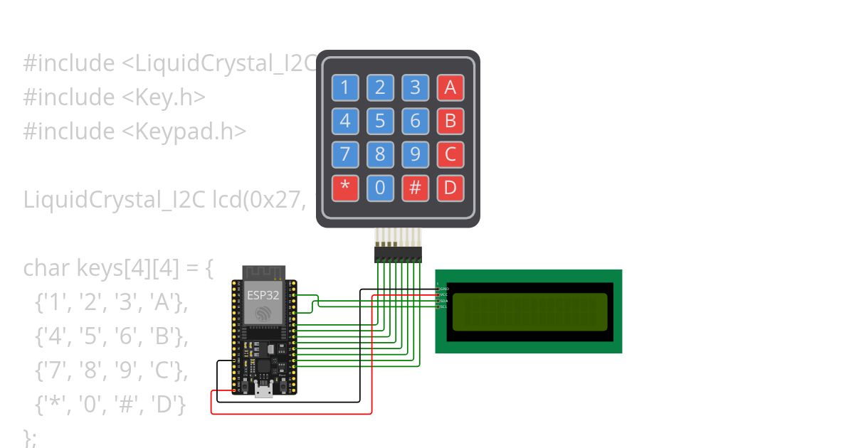 ESP32 Keypad simulation