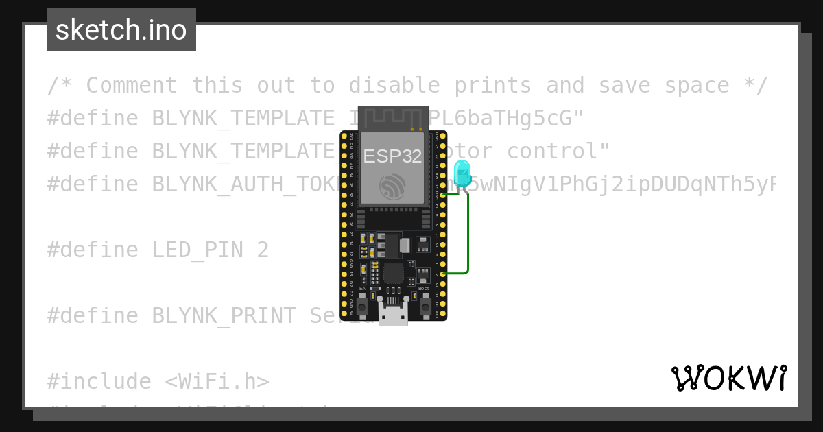 ESP8266 Blynk - Wokwi ESP32, STM32, Arduino Simulator